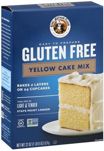 King Arthur Flour Gluten Free, Yellow Cake Mix - 22 oz, Nutrition