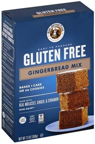 King Arthur Flour Gluten Free Gingerbread Mix - 13 oz, Nutrition