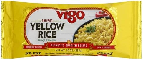 Vigo Saffron Yellow Rice - 10 oz, Nutrition Information | Innit