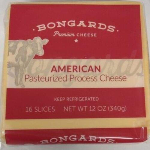 Bongards' Creameries American Cheese Slices 21 g, Nutrition