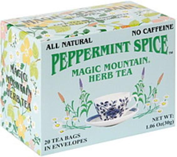 Magic Mountain Peppermint Spice Herb Tea 20 ea, Nutrition Information