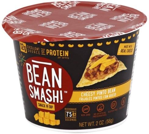 Bean Smash Cheesy Pinto Bean Snack or Dip - 2 oz