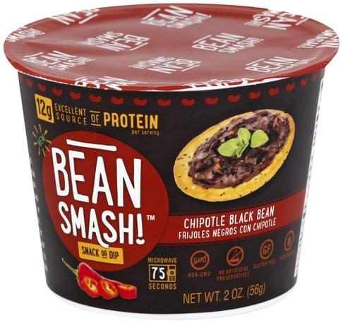 Bean Smash Chipotle Black Bean Snack or Dip - 2 oz