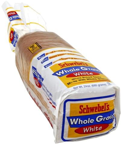 Schwebels White, Whole Grain Bread - 24 oz