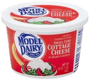 Meadow Gold Dry Curd Less Than 1 2 Milkfat Cottage Cheese 1 Lb