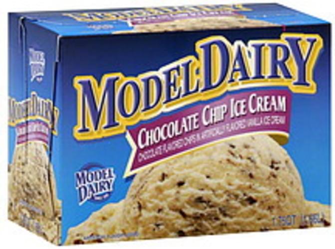 Model Dairy Chocolate Chip Ice Cream 1.75 QT, Nutrition Information