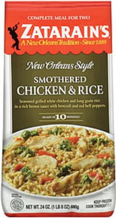 Zatarain's Complete Meal For Two Smothered Chicken & Rice