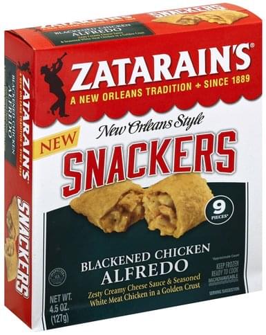 Zatarains Blackened Chicken Alfredo Snackers 4 5 Oz Nutrition Information Innit Zatarains Blackened Chicken Alfredo Snackers 4 5 Oz Nutrition Information Innit