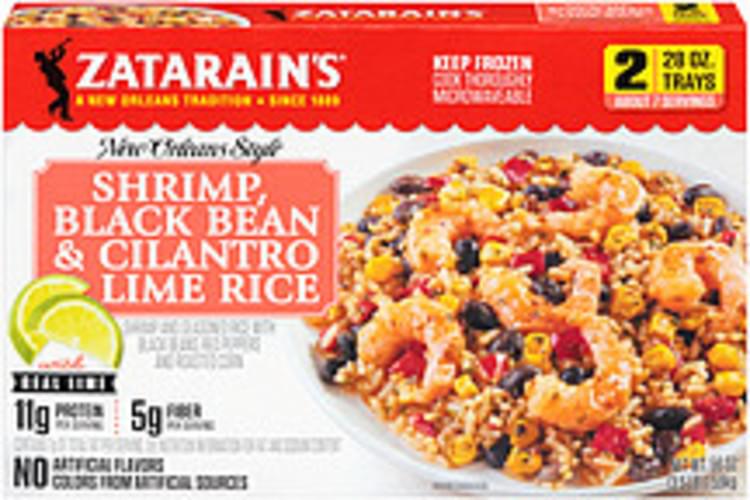 Zatarain's New Orleans Style Shrimp, Black Bean & Cilantro Lime Rice