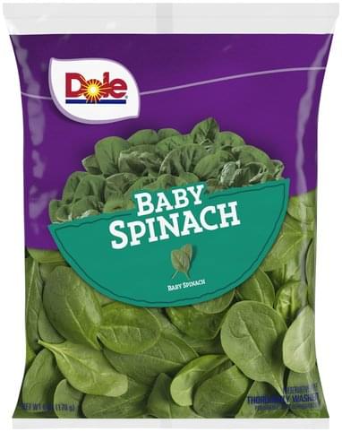 Dole Baby Spinach - 6 oz