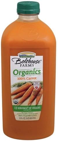 Bolthouse Farms Carrot 100% Vegetable Juice - 52 oz