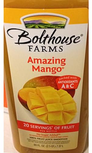 Bolthouse Farms Amazing Mango Juice Smoothie - 240 ml