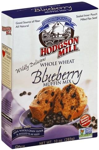 Hodgson Mill Blueberry, Whole Wheat Muffin Mix - 10 oz