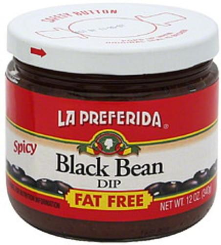 La Preferida Fat Free Black Bean Dip - 12 oz