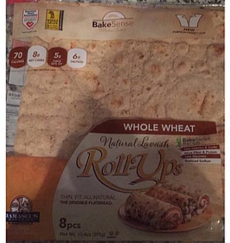 Bake Sense Whole Wheat Roll Ups 36 G Nutrition Information Innit
