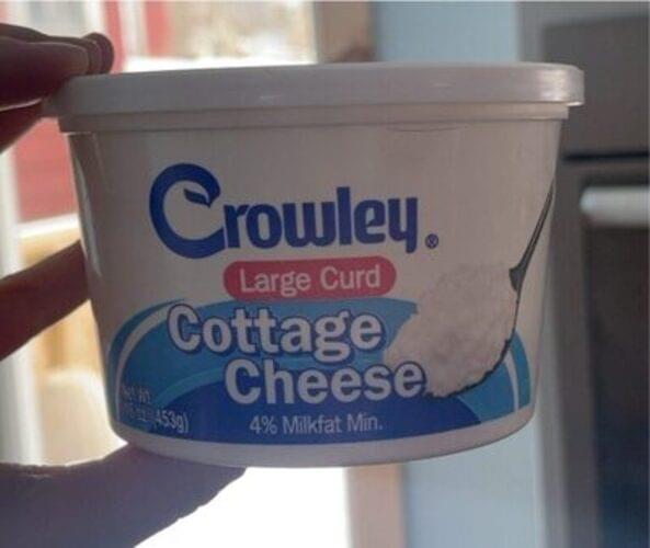 Crowley Large Curd Cottage Cheese 16 oz, Nutrition Information Innit