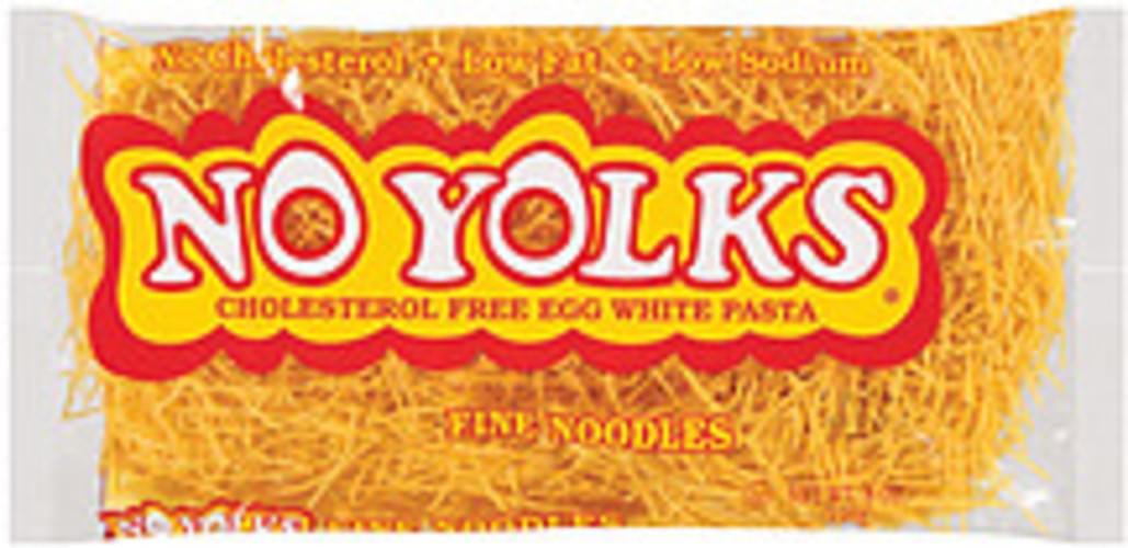 No Yolks Fine Noodles 8 oz, Nutrition Information Innit