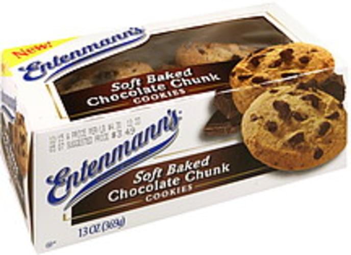 Entenmanns Soft Baked Chocolate Chunk Cookies 13 oz, Nutrition