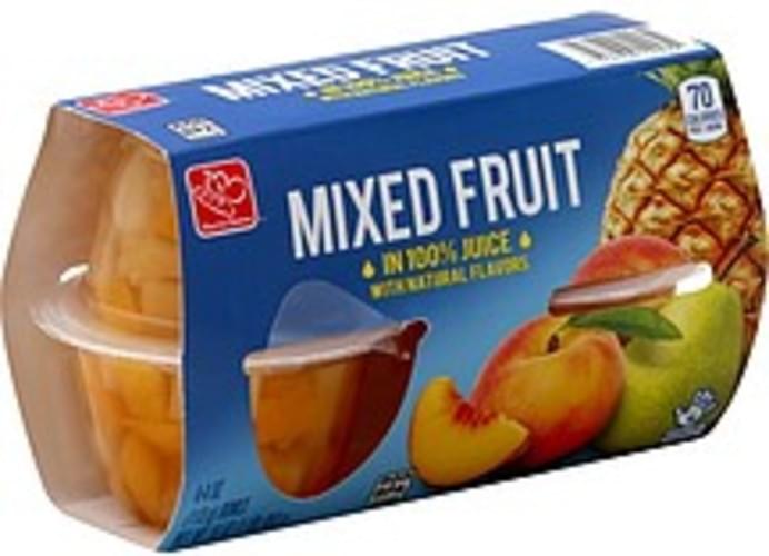 Harris Teeter Mixed Fruit 4 ea, Nutrition Information Innit