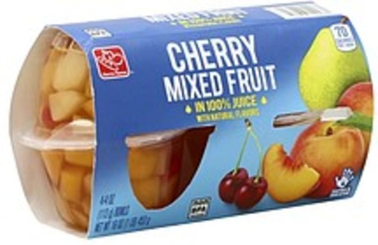 Harris Teeter Cherry Mixed Fruit 4 ea, Nutrition Information Innit