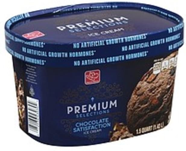 Harris Teeter Chocolate Satisfaction Ice Cream 1.5 QT, Nutrition
