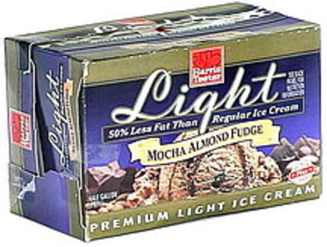 Harris Teeter Premium Light Ice Cream, Mocha Almond Fudge 0.5 gl