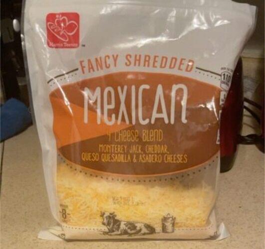 Harris Teeter Fancy Shredded, Mexican 4 Cheese Blend Cheese 32 oz
