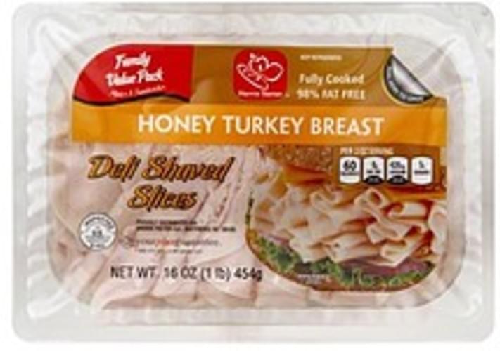 Harris Teeter Honey, Deli Shaved Slices, Family Value Pack Turkey