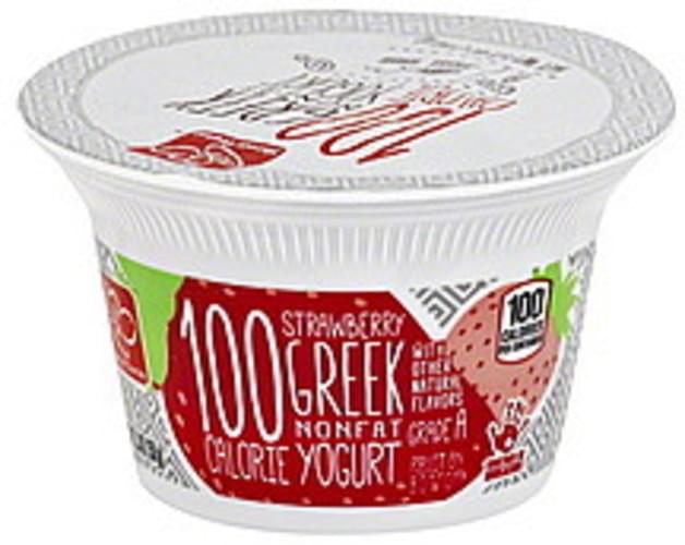 Harris Teeter Greek, Nonfat, Fruit on the Bottom, Strawberry Yogurt 5