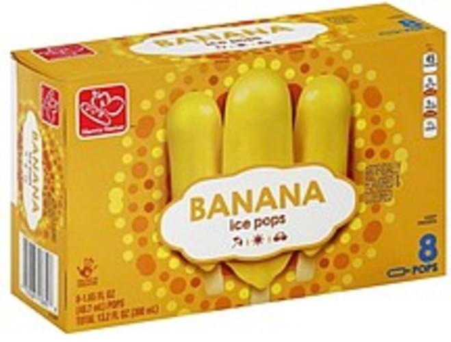 Harris Teeter Banana Ice Pops 8 ea, Nutrition Information Innit