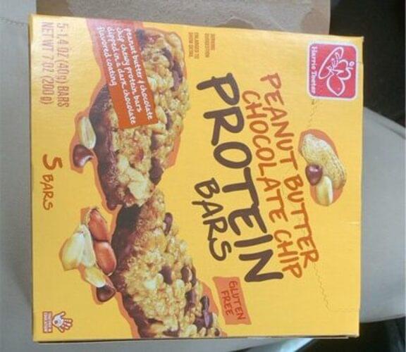 Harris Teeter Peanut Butter Chocolate Chip Protein Bars 5 ea