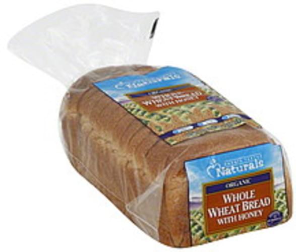 Harris Teeter Organic, Whole Wheat, with Honey Bread - 22 oz, Nutrition