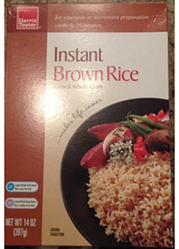 Harris Teeter Instant Brown Rice - 43 g