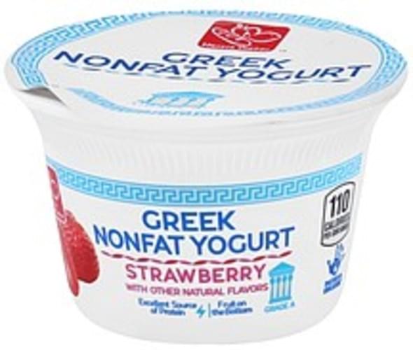 Harris Teeter Greek, NonFat, Strawberry Fruit on the Bottom Yogurt 5