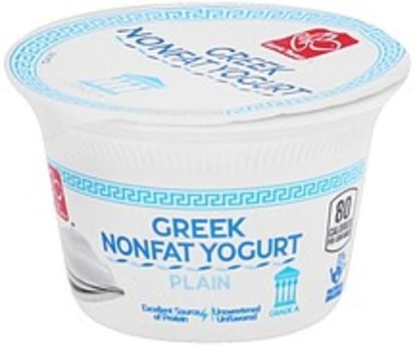 Harris Teeter Greek, Nonfat, Unsweetened, Plain Yogurt 5.3 oz
