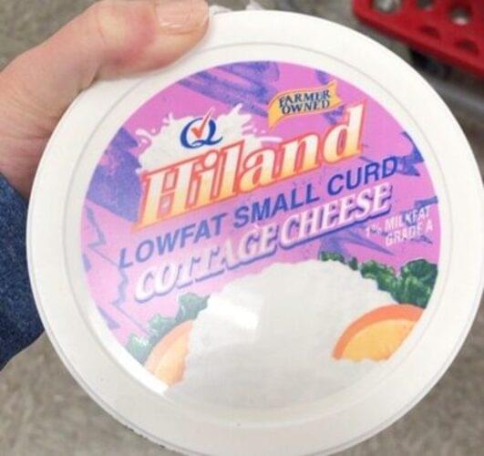 Hiland Small Curd Cottage Cheese 114 g, Nutrition Information Innit