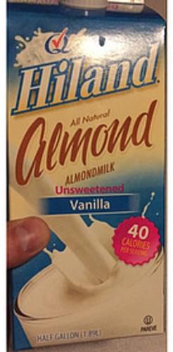Hiland Unsweetened Vanilla All Natural Almond Milk - 240 ml