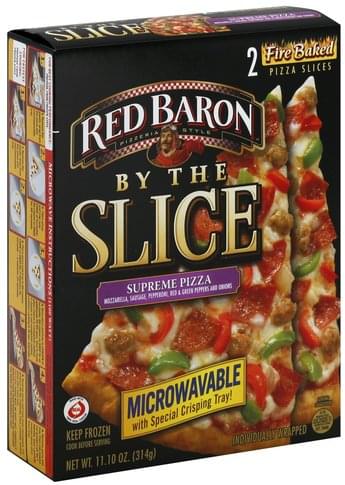 red baron supreme pizza nutrition