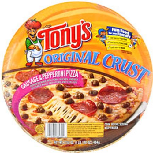 Tony's Sausage & Pepperoni Original Crust Pizza 17.1 oz, Nutrition