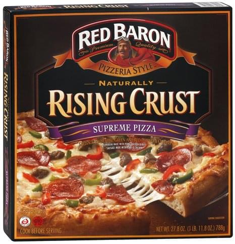 red baron supreme pizza nutrition