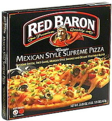 red baron supreme pizza