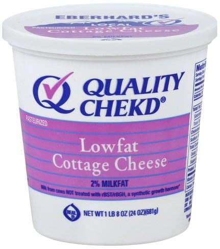 Eberhards 2 Milkfat Lowfat Cottage Cheese 24 Oz Nutrition
