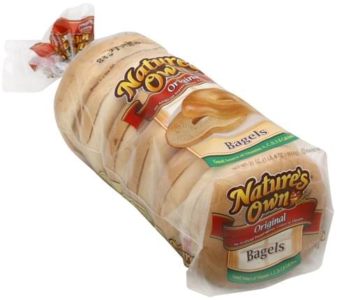Natures Own Original Bagels - 22 oz