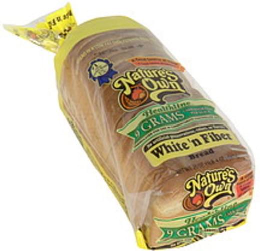 Nature s Own White n Fiber Bread 20 Oz Nutrition Information Innit Nature s Own White n Fiber Bread 20 Oz Nutrition Information Innit