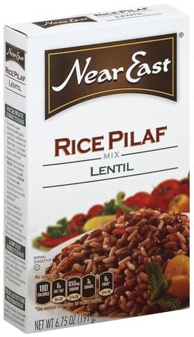 Near East Lentil Rice Pilaf Mix 6 75 Oz Nutrition Information Innit
