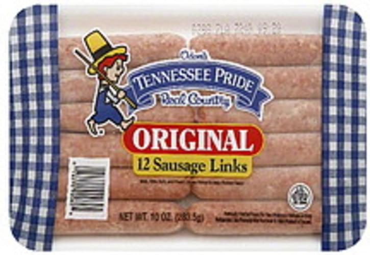 Tennessee Pride Original Sausage Links 12 ea, Nutrition Information