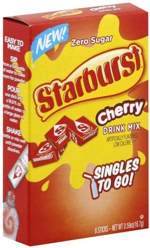 starburst drink zero cherry sugar mix innit ea powdered drinks