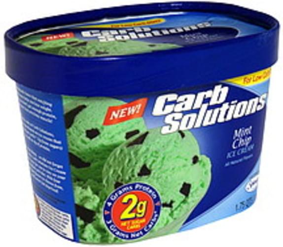 Carb Solutions Mint Chip Ice Cream 1.75 QT, Nutrition Information Innit