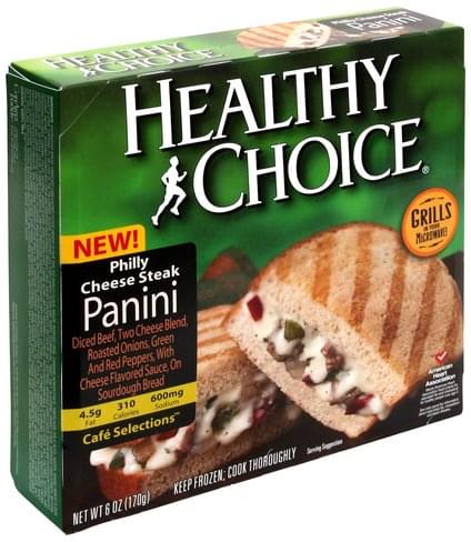 Healthy Choice Philly Cheese Steak Panini - 6 oz
