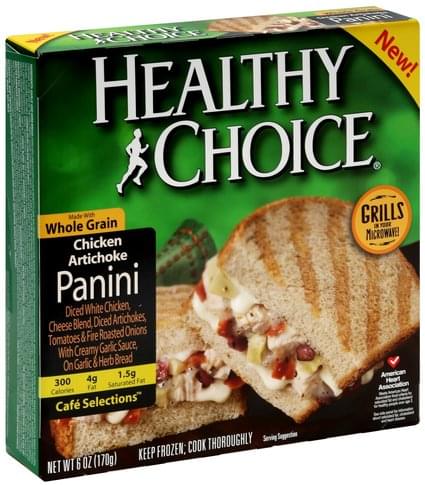 Healthy Choice Chicken Artichoke Panini - 6 oz